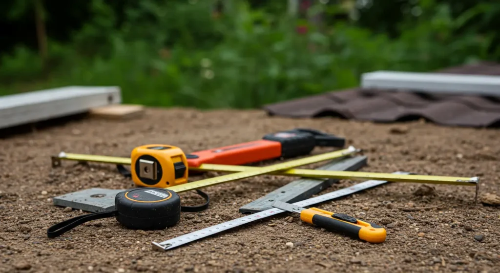 DIY roof measuring
