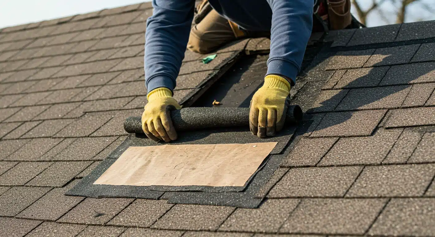 how to patch a roof leak